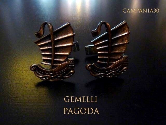 GK34 - GEMELLI DA POLSO PAGODA - LE COLLEZIONI  DI CAMPANIA30