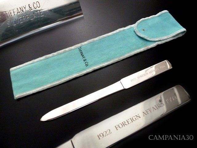 DC6 - TAGLIACARTE "TIFFANY & CO." 1922 - 1992 - LE COLLEZIONI  DI CAMPANIA30