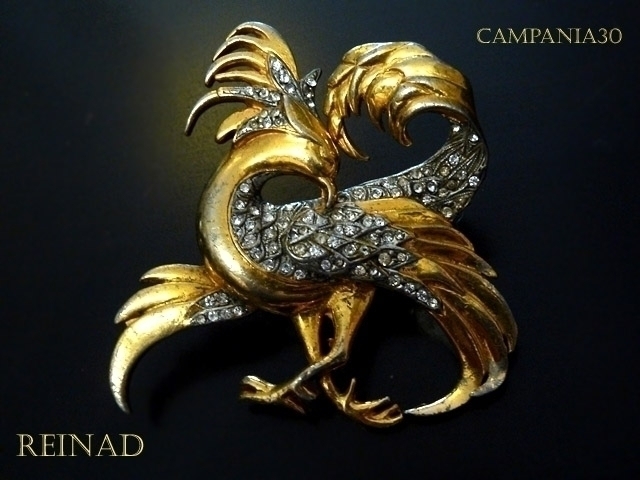 SB529 - SPILLA "BIRD OF PARADISE" REINAD GOLD - LE COLLEZIONI  DI CAMPANIA30