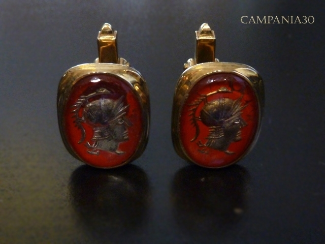 GK64 - GEMELLI IN LUCITE "ROMAN HEAD" - LE COLLEZIONI  DI CAMPANIA30