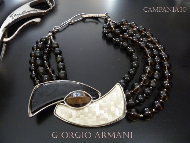 CN302 - COLLANA GIORGIO ARMANI BOUTIQUE - LE COLLEZIONI  DI CAMPANIA30