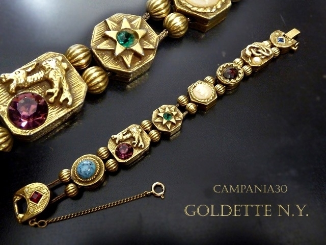 BB180 - BRACCIALE SLIDE SINGOLO "GOLDETTE N.Y." ANNI '60 - LE COLLEZIONI  DI CAMPANIA30