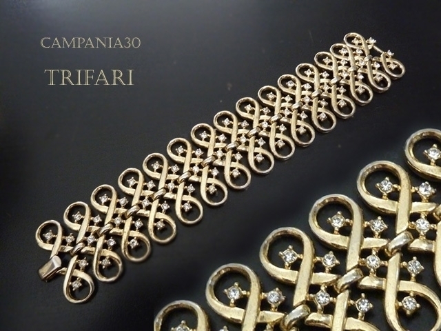 BB198 - BRACCIALE TRIFARI ALFRED PHILIPPE ANNI '50 - LE COLLEZIONI  DI CAMPANIA30