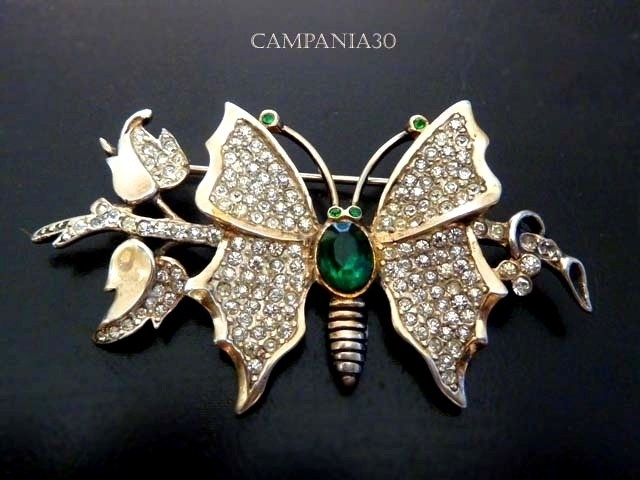 SB1483 - SPILLA "BUTTERFLY" STERLING ANNI '40 - LE COLLEZIONI  DI CAMPANIA30