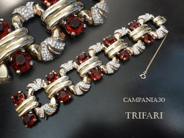 BB374 - SPLENDIDO BRACCIALE TRIFARI ANNI '40 - LE COLLEZIONI  DI CAMPANIA30