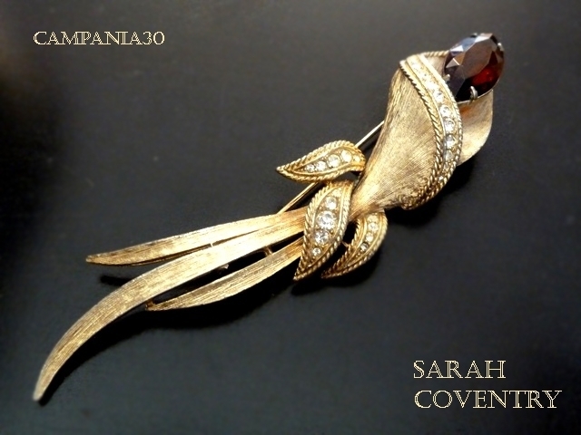 SB1534 - GRANDE SPILLA CALLA "SARAH COVENTRY" ANNI '70 - LE COLLEZIONI  DI CAMPANIA30