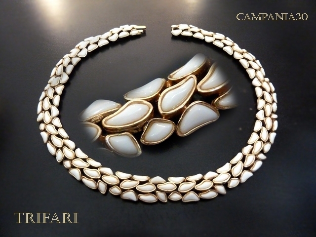 CN611 - COLLIER TRIFARI MOSAICO ANNI '50 - LE COLLEZIONI  DI CAMPANIA30