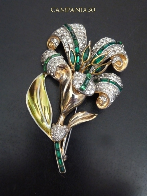 SB1593 - GRANDE SPILLA FIORE ANNI '50 - LE COLLEZIONI  DI CAMPANIA30