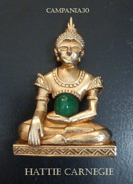 SB1599 - SPILLA BUDDHA HATTIE CARNEGIE ANNI '60 - LE COLLEZIONI  DI CAMPANIA30