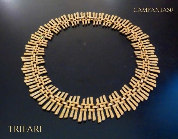 CN669 - COLLIER "TRIFARI" EGYPTIAN REVIVAL" ANNI '70 - LE COLLEZIONI  DI CAMPANIA30