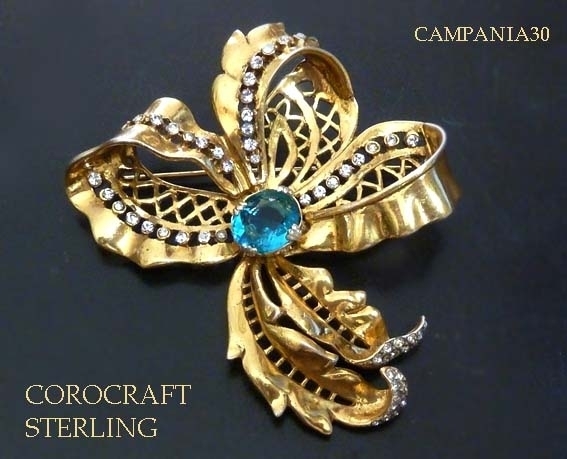 SB1354 - DPILLA FIOCCO "COROCRAFT" STERLING ANNI '40 - LE COLLEZIONI  DI CAMPANIA30