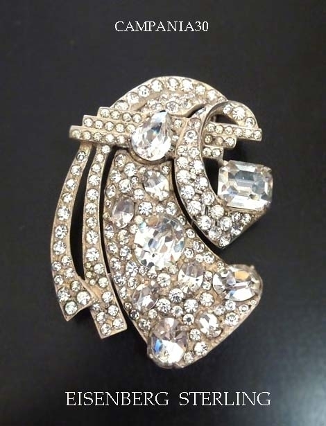 SB1718 - SPILLA "EISENBERG" STERLING ANNI '40 - LE COLLEZIONI  DI CAMPANIA30