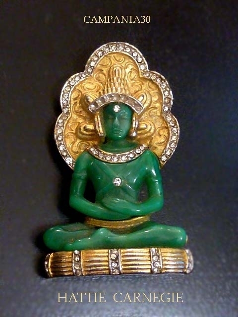 SB1717 -  SPILLA BUDDHA "HATTIE CARNEGIE" ANNI '60 - LE COLLEZIONI  DI CAMPANIA30