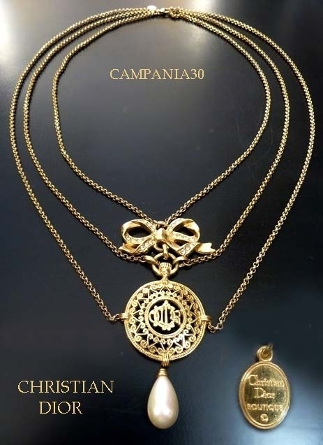 CN677 - PENDENTE "CHRISTIAN DIOR BOUTIQUE" ANNI '90 - LE COLLEZIONI  DI CAMPANIA30