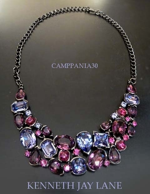 CN680 - COLLANA "KENNETH JAY LANE" PURPLE ANNI 2000 - LE COLLEZIONI  DI CAMPANIA30