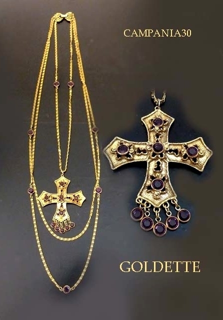 CN683 - COLLANA "GOLDETTE" CROCE ANNI '60 - LE COLLEZIONI  DI CAMPANIA30