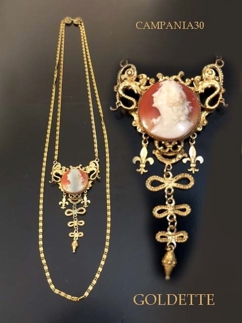 CN684 - COLLANA GOLDETTE" CAMMEO" ANNI '60 - LE COLLEZIONI  DI CAMPANIA30