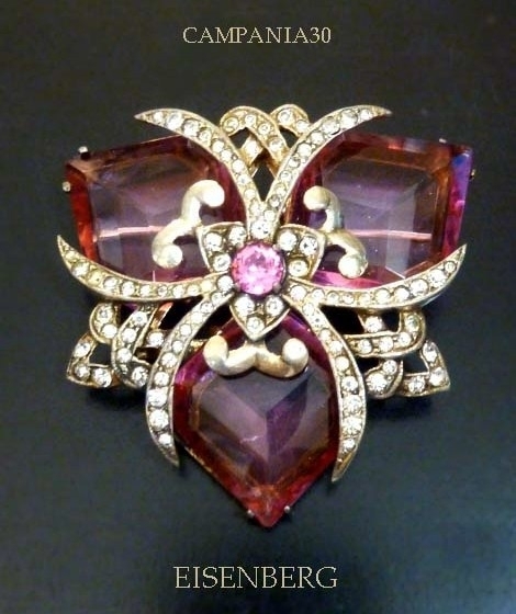 SB1748 - SPILLA EISENBERG STERLING ANNI '40 - LE COLLEZIONI  DI CAMPANIA30