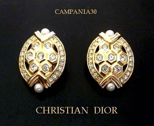 OE162 - ORECCHINI "CHRISTIAN DIOR" ANNI '90 - LE COLLEZIONI  DI CAMPANIA30