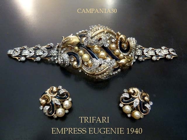 BB420 - SET "EMPRESS EUGENIE" TRIFARI ALFRED PHILIPPE 1940 - LE COLLEZIONI  DI CAMPANIA30