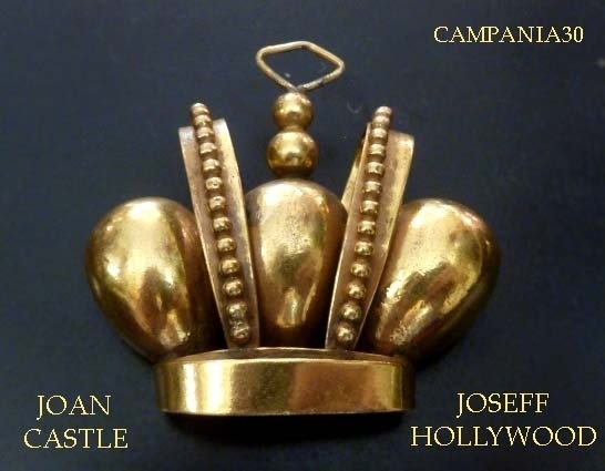 SB1764 - SPILLA CORONA "JOAN CASTLE" ANNI '50 - LE COLLEZIONI  DI CAMPANIA30