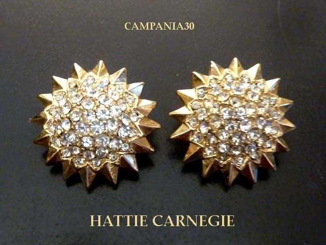 OE165 - ORECCHINI "HATTIE CARNEGIE" SUNFLOWER ANNI '50 - LE COLLEZIONI  DI CAMPANIA30