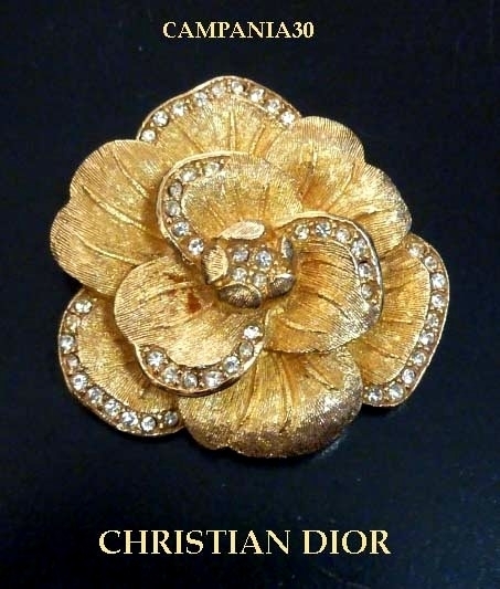 SB1774 - SPILLA FIORE "CHRISTIAN DIOR" ANNI '80 - LE COLLEZIONI  DI CAMPANIA30