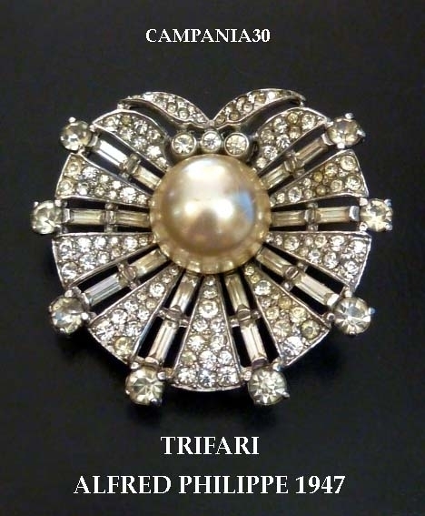 SB1777 - SPILLA TRIFARI ALFRED PHILIPPE 1947 - LE COLLEZIONI  DI CAMPANIA30