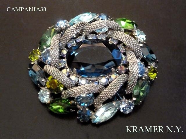 SB1779 - GRANDE SPILLA "KRAMER NEW YORK" ANNI '50 - LE COLLEZIONI  DI CAMPANIA30
