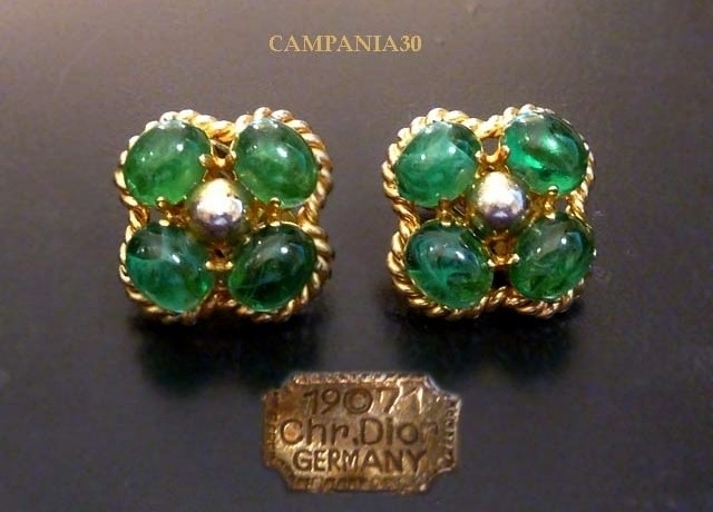 OE172 - ORECCHINI GRIPOIX "CHRISTIAN DIOR" 1971 - LE COLLEZIONI  DI CAMPANIA30
