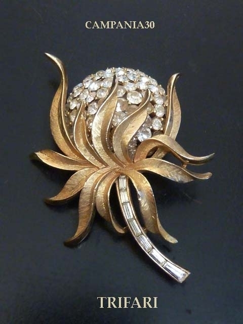 SB1783 - RARA SPILLA FIORE "TRIFARI" ANNI '60 - LE COLLEZIONI  DI CAMPANIA30