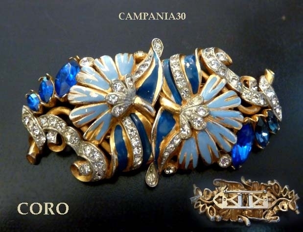 SB1786 - GRANDE SPILLA DUETTE "CORO" ANNI '40 - LE COLLEZIONI  DI CAMPANIA30