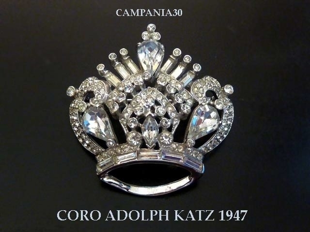 SB1790 -  SPILLA CORONA "CORO" STERLING 1947 - LE COLLEZIONI  DI CAMPANIA30