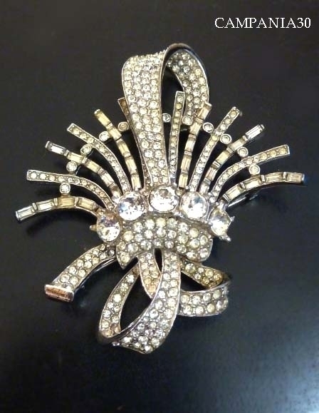 SB1809 - GRANDE SPILLA STRASS ANNI '40 - LE COLLEZIONI  DI CAMPANIA30