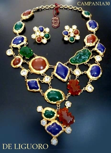 CN733 - COLLANA GRIPOIX "DE LIGUORO" ANNI '80 - LE COLLEZIONI  DI CAMPANIA30