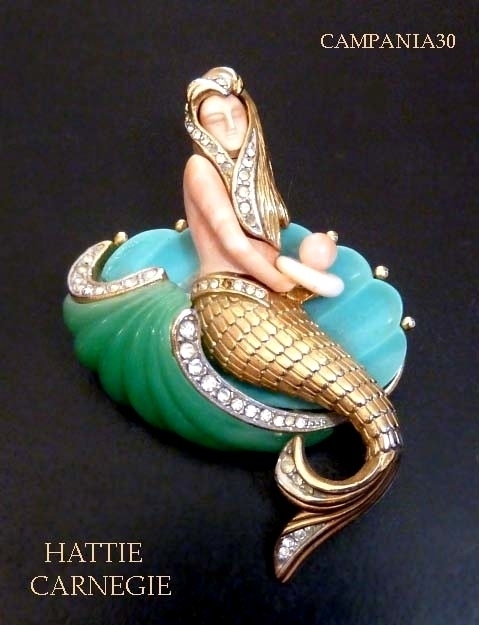 SB1826 - SPILLA SIRENA "HATTIE CARNEGIE" ANNI '60 - LE COLLEZIONI  DI CAMPANIA30