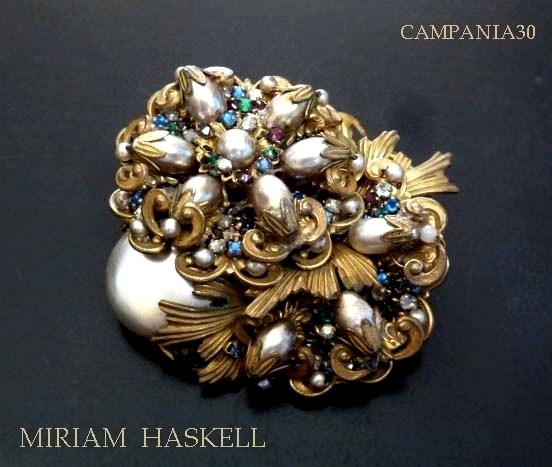 SB1830 - SPILLA "MIRIAM HASKELL" ANNI '40 - LE COLLEZIONI  DI CAMPANIA30