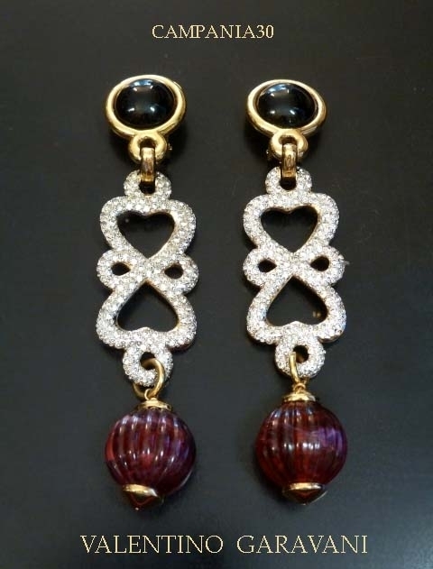OE182 - ORECCHINI "VALENTINO GARAVANI" ANNI '80 - LE COLLEZIONI  DI CAMPANIA30