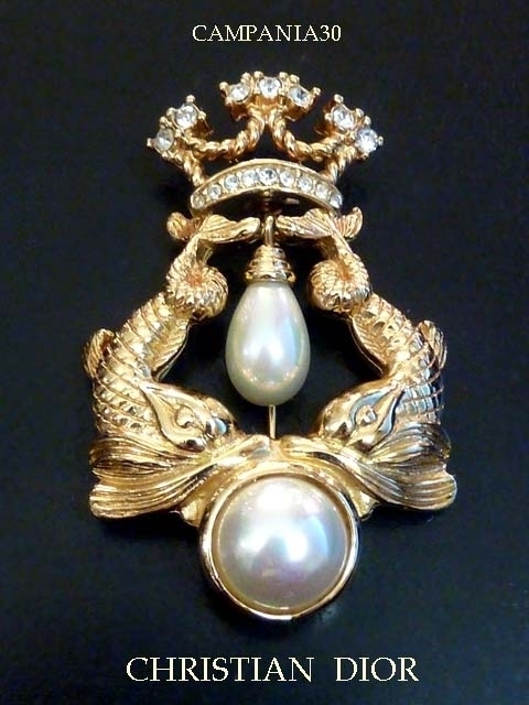 SB1837- SPILLA "CHRISTIAN DIOR" DELFINI 1989 - LE COLLEZIONI  DI CAMPANIA30