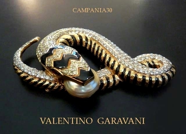 SB1841 - SPILLA SERPENTE "VALENTINO GARAVANI" ANNI '80 - LE COLLEZIONI  DI CAMPANIA30