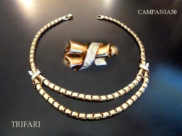 CN758 - COLLIER "TRIFARI" ALFRED PHILIPPE ANNI '40 - LE COLLEZIONI  DI CAMPANIA30
