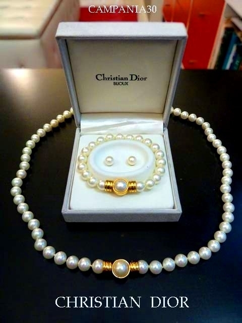 PS274 - PARURE PERLE "CHRISTIAN DIOR" ANNI '90 - LE COLLEZIONI  DI CAMPANIA30