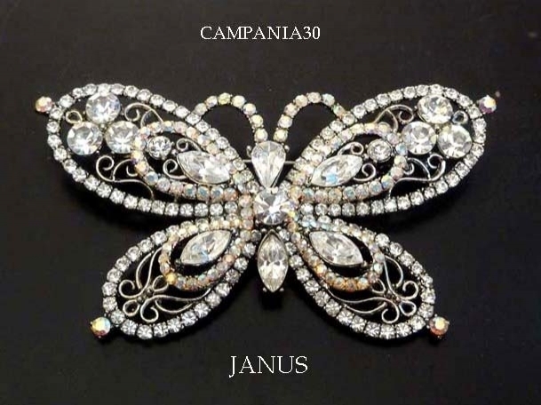 SB1855 - GRANDE SPILLA FARFALLA "JANUS" ANNI '90 - LE COLLEZIONI  DI CAMPANIA30
