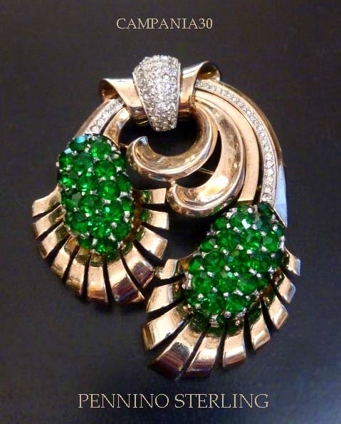 SB1860 - SPILLA "PENNINO" STERLING ANNI '50 - LE COLLEZIONI  DI CAMPANIA30