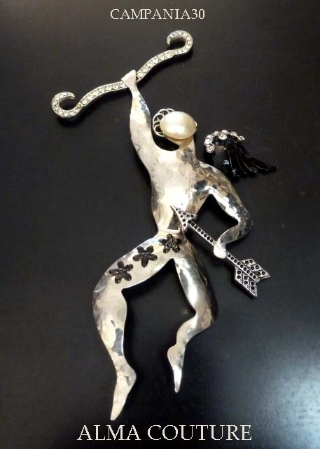 SB1868 - SPILLA CUPIDO "ALMA COUTURE" ANNI '80 - LE COLLEZIONI  DI CAMPANIA30