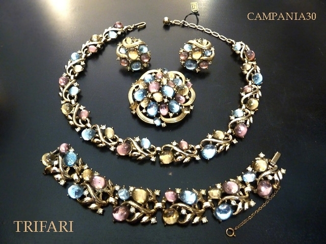 PS275 - PARURE "TRIFARI" ALFRED PHILIPPE ANNI '50 - LE COLLEZIONI  DI CAMPANIA30