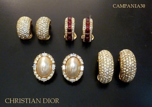 OE188 - ORECCHINI "CHRISTIAN DIOR" ANNI '90 - LE COLLEZIONI  DI CAMPANIA30