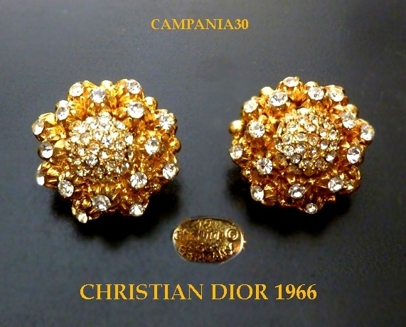 OE190 - ORECCHINI "CHRISTIAN DIOR" 1966 - LE COLLEZIONI  DI CAMPANIA30