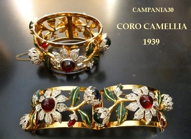 BB437 - BRACCIALE CORO "CAMELLIA" 1939 - LE COLLEZIONI  DI CAMPANIA30