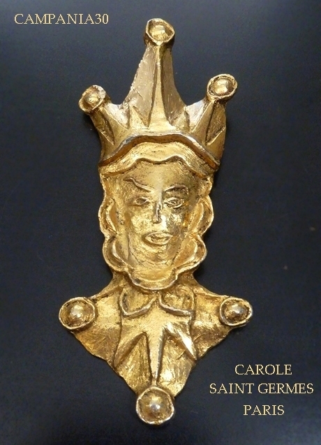 SB1890 -  GRANDE SPILLA GIULLARE "CAROLE SAINT GERMES PARIS" - LE COLLEZIONI  DI CAMPANIA30